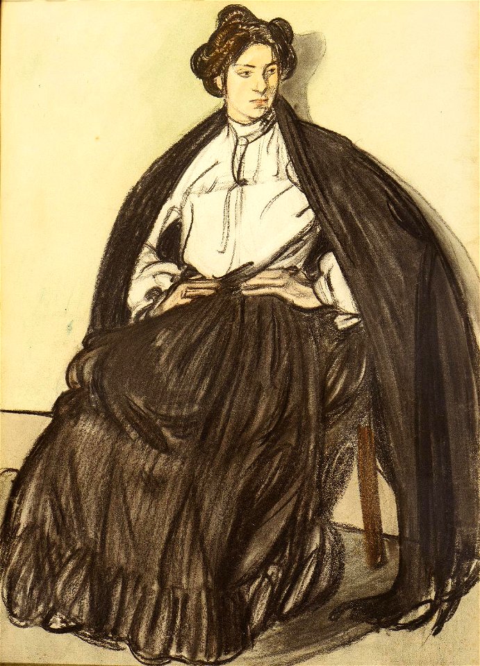Maxime Dethomas - original planche No.5, Esquisses Vénitiennes (1906)