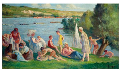 Maximilien luce mericourt un dimanche au bord de la seine d6313174063948)