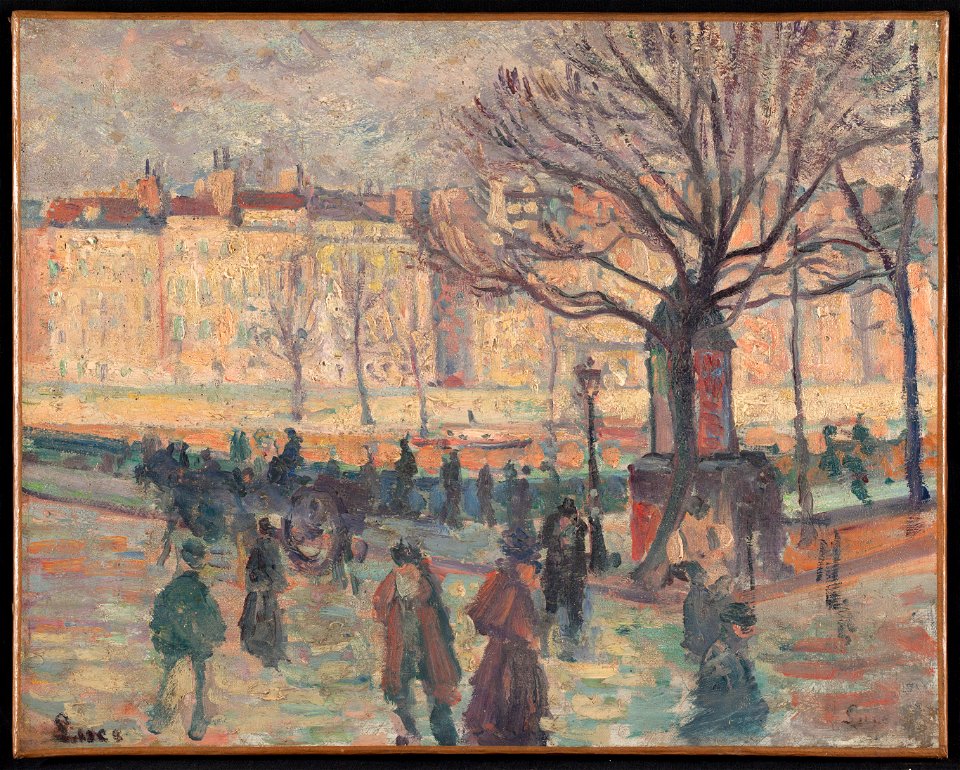 Maximilien Luce - Paysage parisien. Bords de Seine - PPP4702 - Musée des Beaux-Arts de la ville de Paris