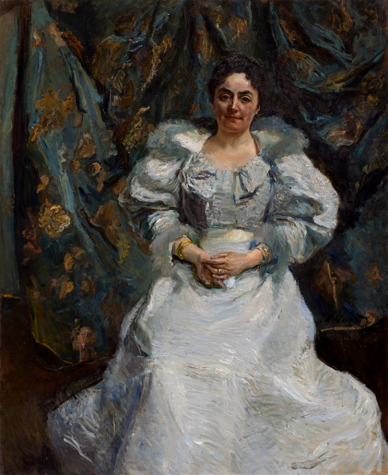 Max Slevogt - Frau Luise Papenhagen - G 432 - Lenbachhaus