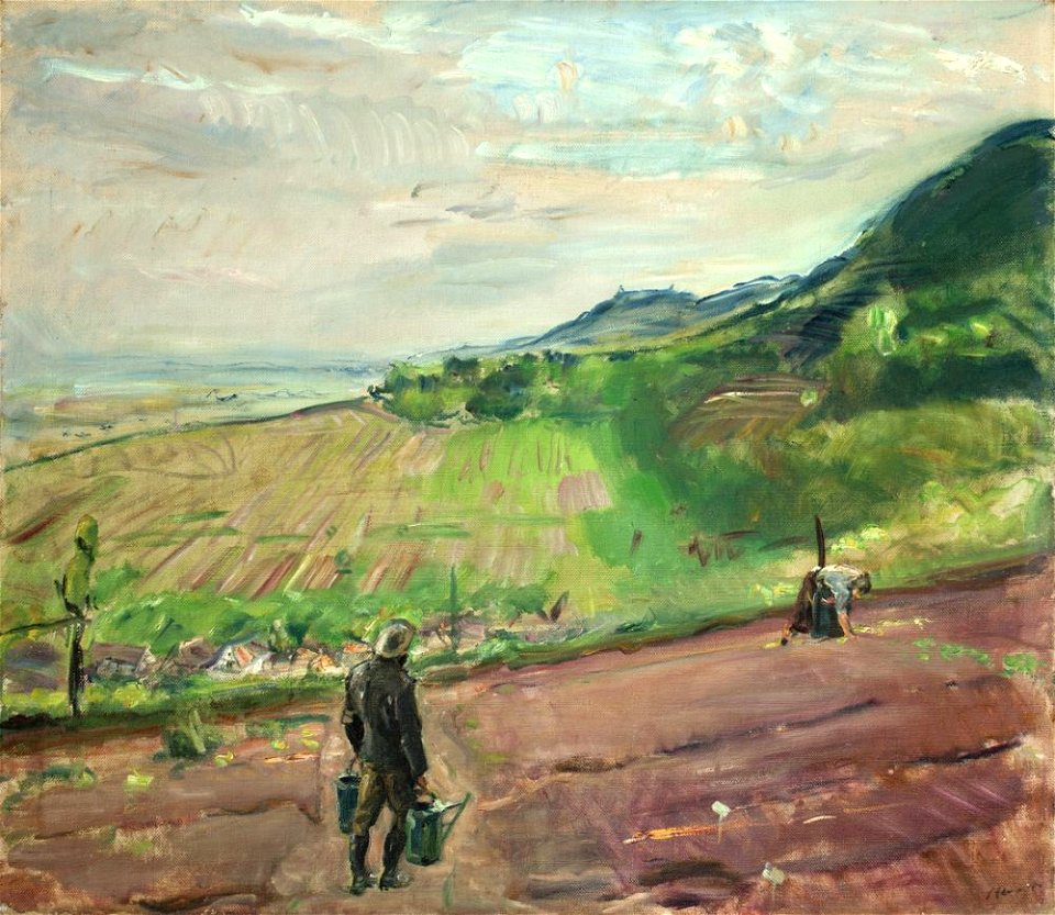 Max Slevogt - Pfälzer Landschaft bei Neukastel