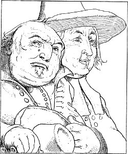Mr. Holdtheworld and Mr. Byends-Pilgrims Progress Bennett-0125-14