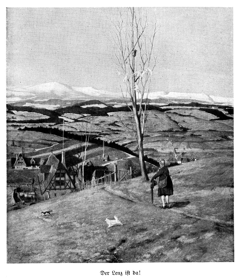 Max Poosch Der Lenz ist da 1923 dgE