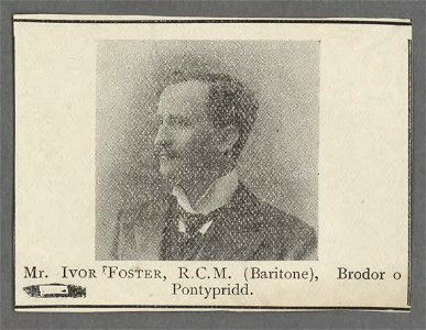 Mr. Ivor Foster, R.C.M. (Baritone) brodor o Pontypridd (5348992)