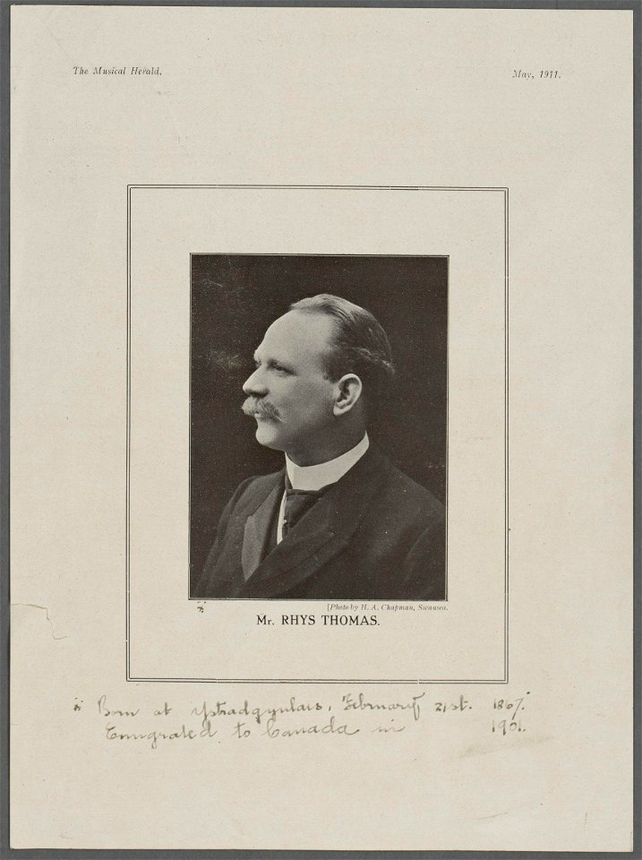 Mr. Rhys Thomas (5254824)