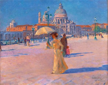 Max Schlichting Venedig 1902. Free illustration for personal and commercial use.