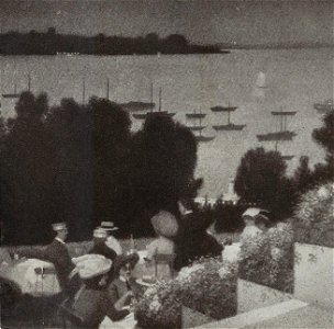 Max Schlichting - Sommerabend am Wannsee