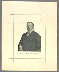 Mr. William Evans, Birmingham (5292111)