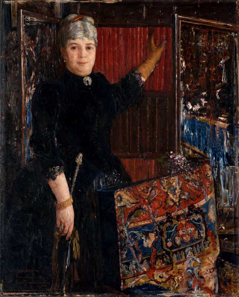 Mrs Caroline Schloss (Ernst Josephson) - Nationalmuseum - 18876