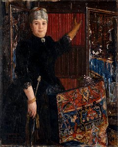 Mrs Caroline Schloss (Ernst Josephson) - Nationalmuseum - 18876