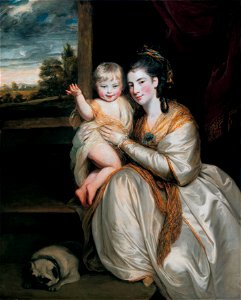 Mrs John Weyland and her son John, by Joshua Reynolds
