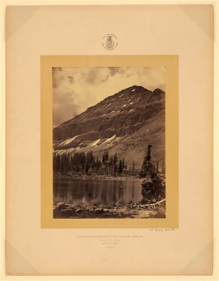Mt. Agassiz, Uinta Mts (Utah) - T. H. O'Sullivan, photo. LCCN2004680329