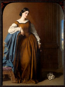 Mrs Georgina Maria Grenfell, död 1894, gift Glyn (Robert Thorburn) - Nationalmuseum - 118099
