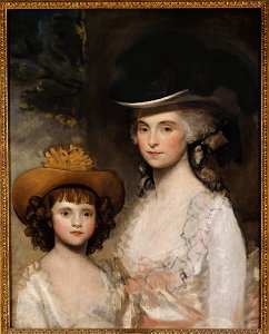 Mrs. Blades and her Daughter (Gilbert Stuart) - Nationalmuseum - 23227