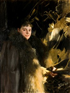 Mrs Veronica Heiss (Anders Zorn) - Nationalmuseum - 19728. Free illustration for personal and commercial use.