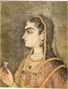 Mughal - Portrait of a Princess - 1929.890 - Art Institute of Chicago