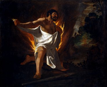 Muerte de Hércules, por Zurbarán