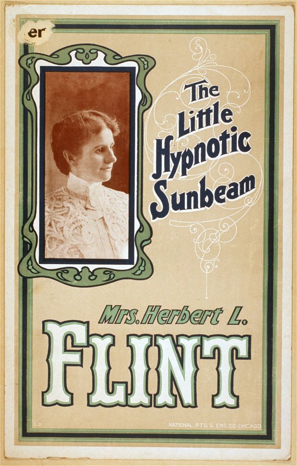 Mrs. Herbert L. Flint the little hypnotic sunbeam. LCCN2014635601