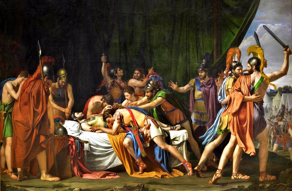Muerte de Viriato por José Madrazo