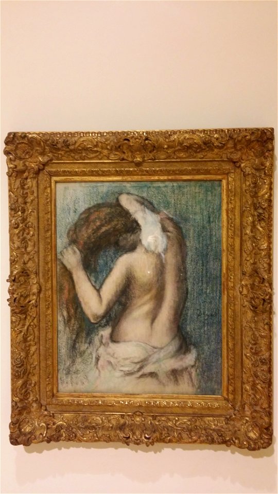 Mujer bañándose Edgar Degas