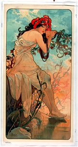 Mucha - Les Saisons (1896) - ete