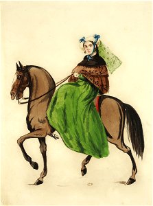 Mujer a caballo