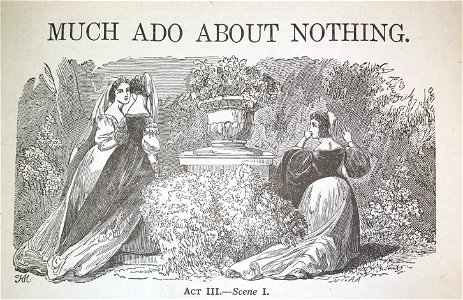 Much Ado About Nothing Lithograph