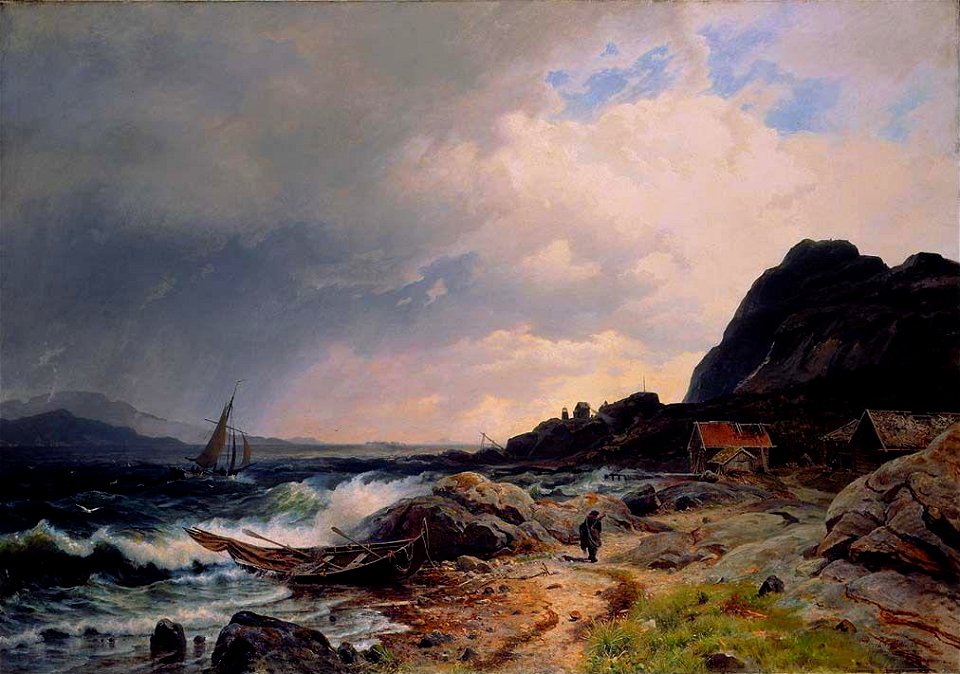 Morten Müller - At the Outlet of the Hardangerfjord - NG.M.00237 - National Museum of Art, Architecture and Design