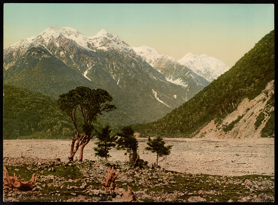 Mt. Rolleston, Entrance to Otira Gorge LCCN2017658083