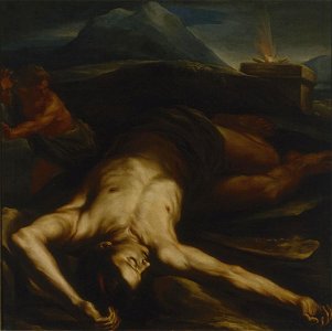 Muerte de Abel, de Giovanni Battista Benaschi (Real Academia de Bellas Artes de San Fernando)
