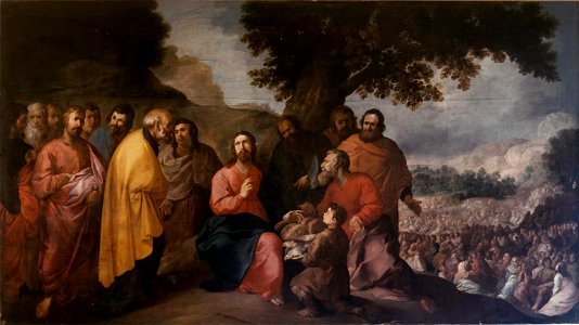 Multiplicación de los panes y los peces, de Francisco de Herrera el Viejo (Real Academia de Bellas Artes de San Fernando)