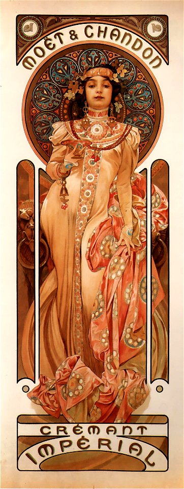 Mucha-Moët & Chandon Crémant Impérial-1899