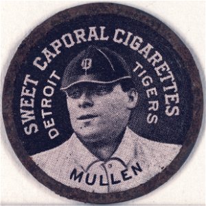 Mullin, Detroit Tigers, baseball card portrait LCCN2007683801