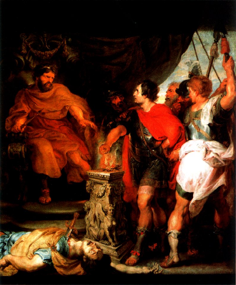 Mucius Scaevola vor Porsenna Rubens van Dyck