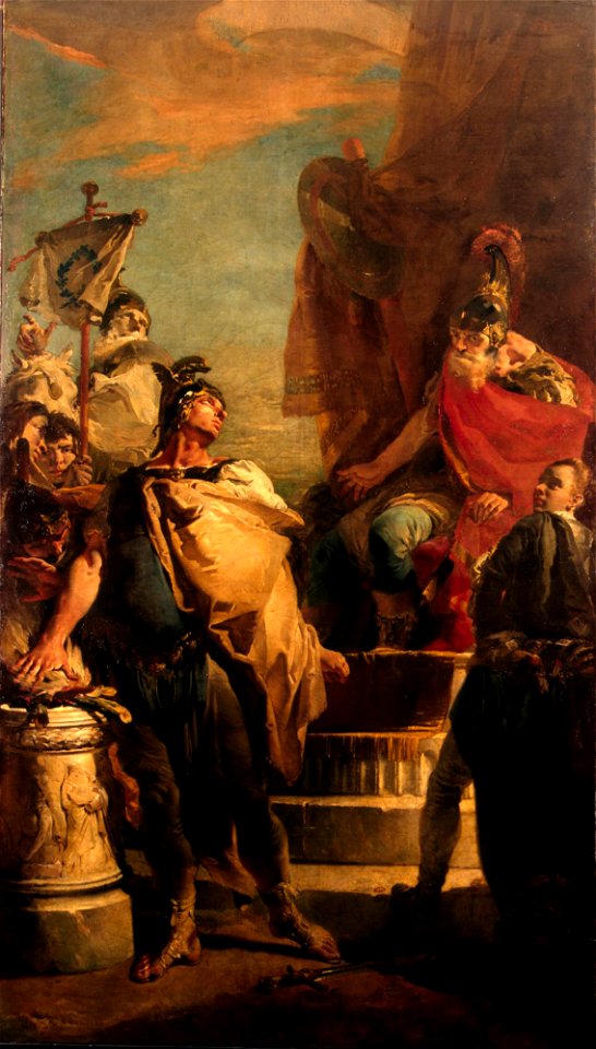 Mucius Scaevola before Porsenna Hermitage
