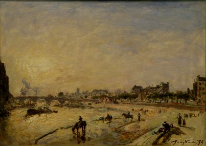 MuMA - Jongkind - Paris, le pont Marie et le quai des Célestins