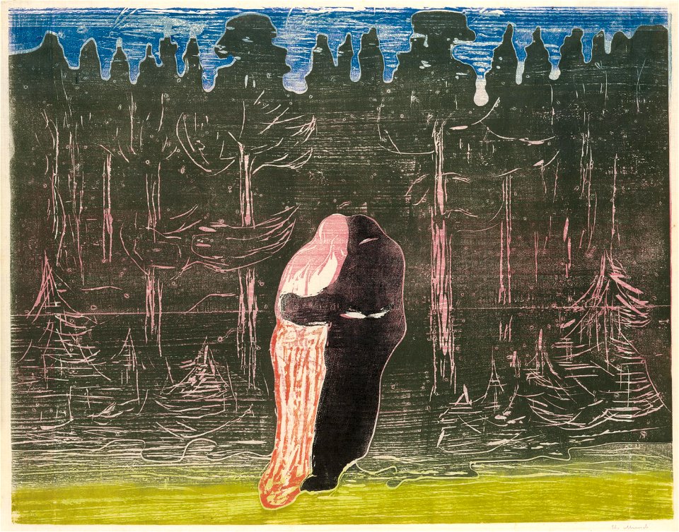 Towards the Forest II, 1897-1915, Munch