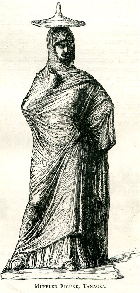 Muffled figure, Tanagra - Mahaffy John Pentland - 1890
