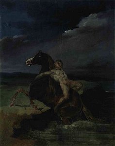 Mazeppa - Géricault, 1823. Free illustration for personal and commercial use.