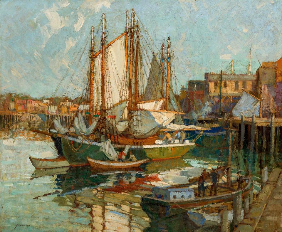 February Morning in New Hampshire by Frederick John Mulhaupt