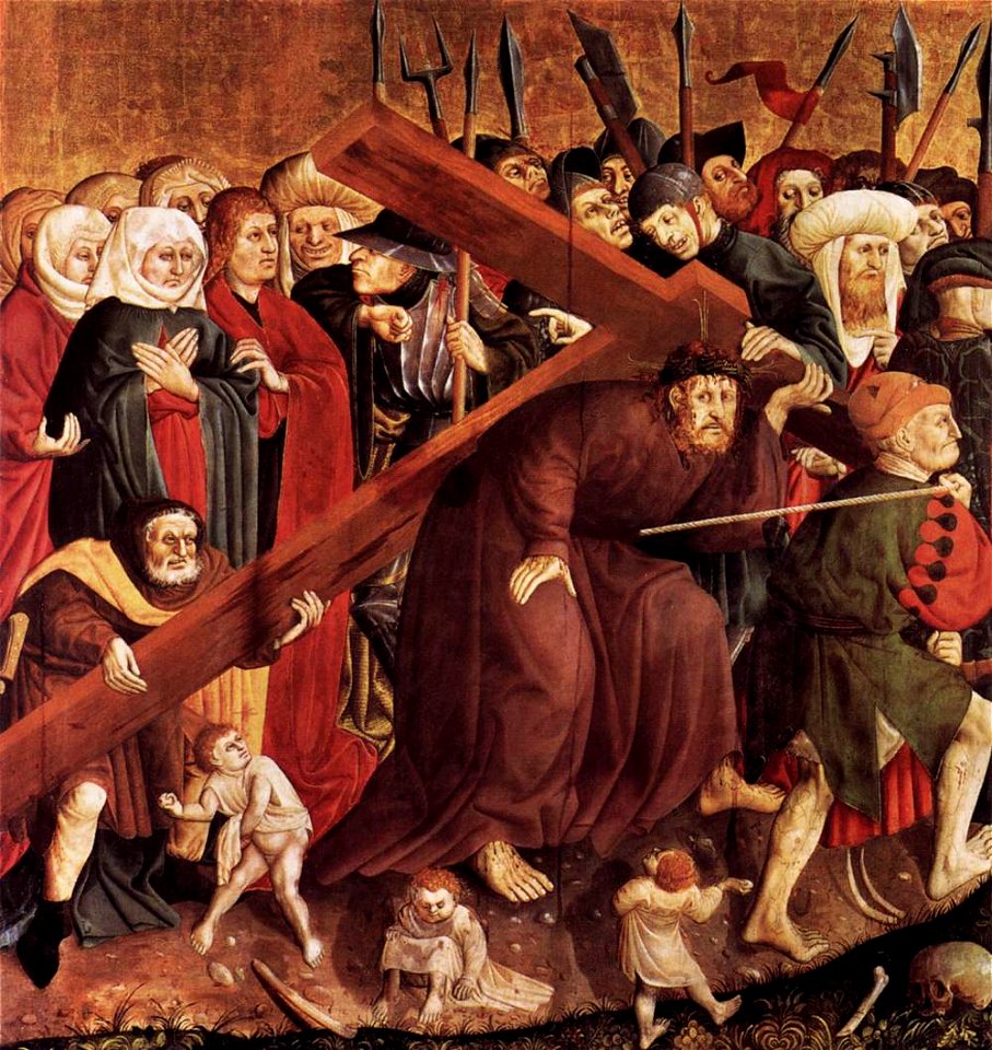 Hans Multscher - Christ Carrying the Cross - WGA16327