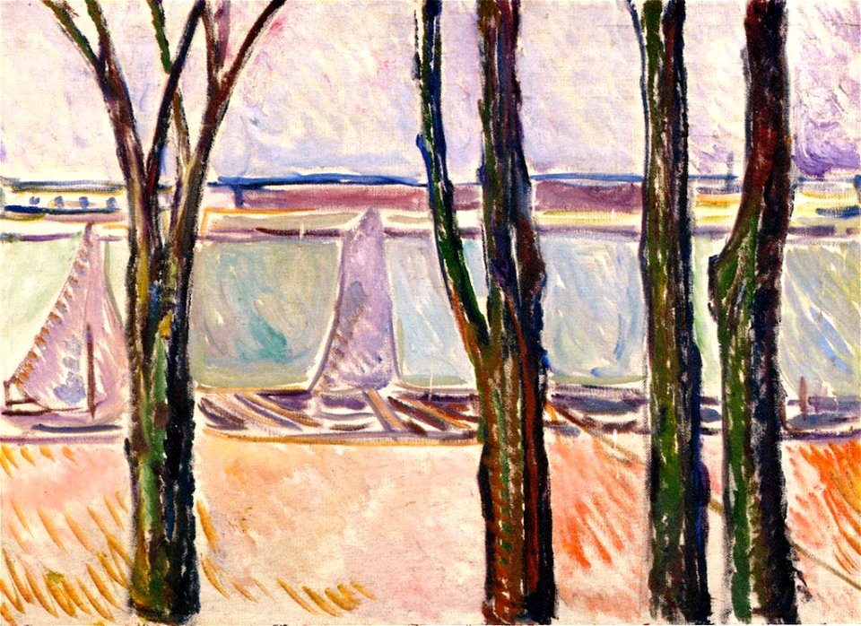 Edvard Munch - Canal in Warnemünde