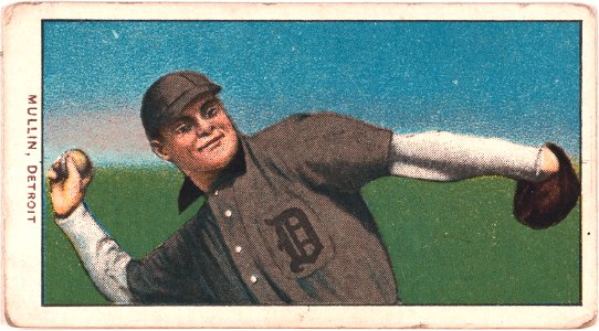 Mullin, Detroit Tigers, baseball card portrait LCCN2008676596