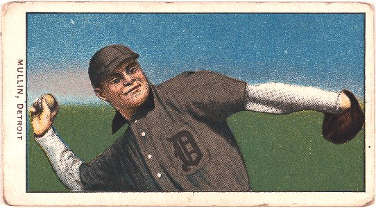 Mullin, Detroit Tigers, baseball card portrait LCCN2008676596