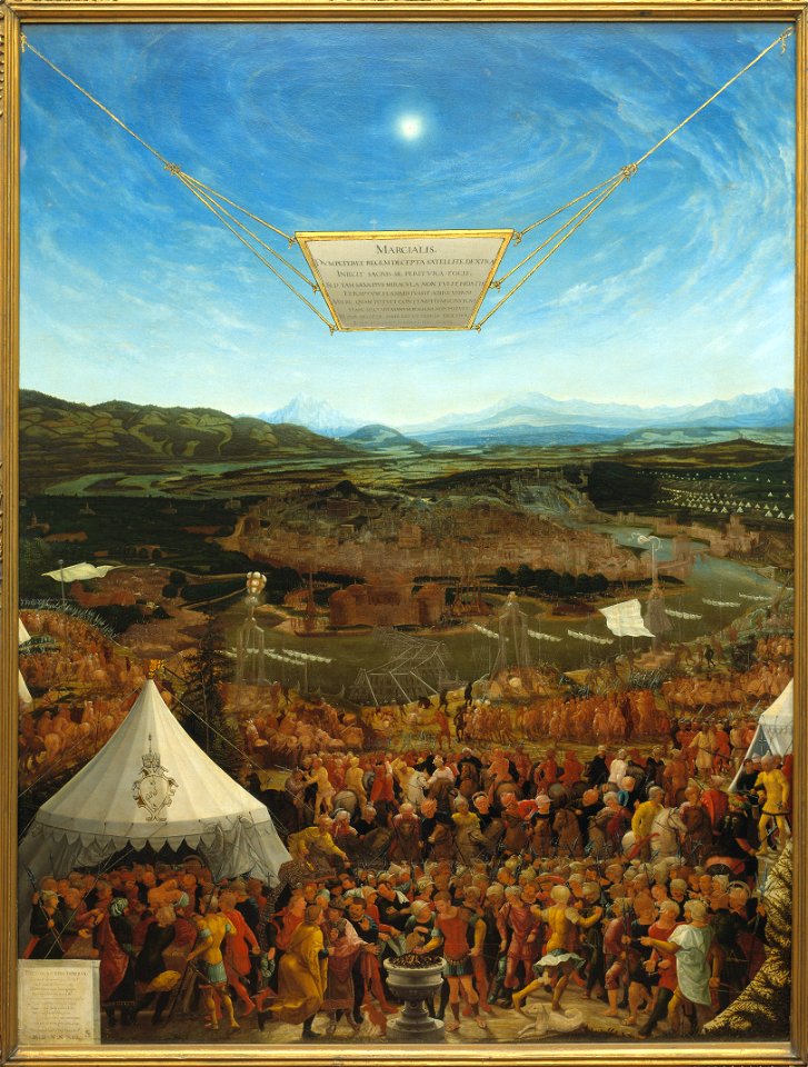 Mucius Scaevola before King Porsenna (Abraham Schöpfer) - Nationalmuseum - 17245