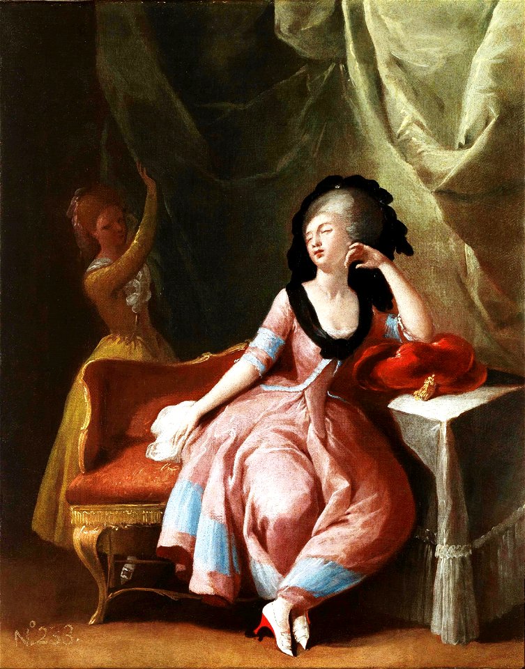 Mujer sentada, de José Camarón Boronat (Museo del Prado)