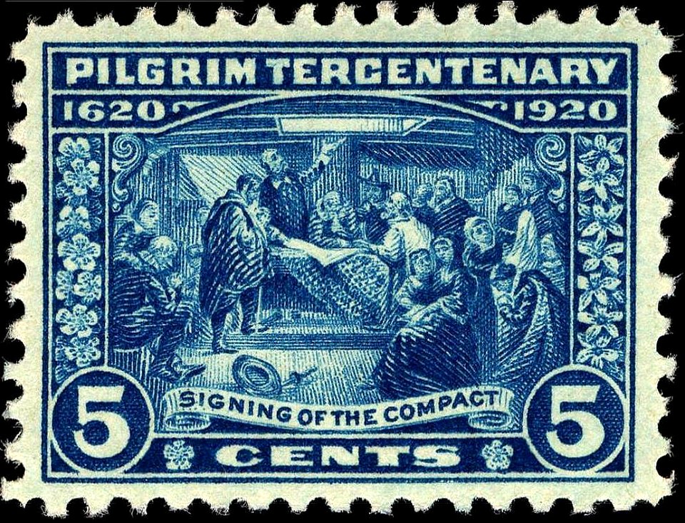 Mayflower compact 1920 U.S. stamp.1