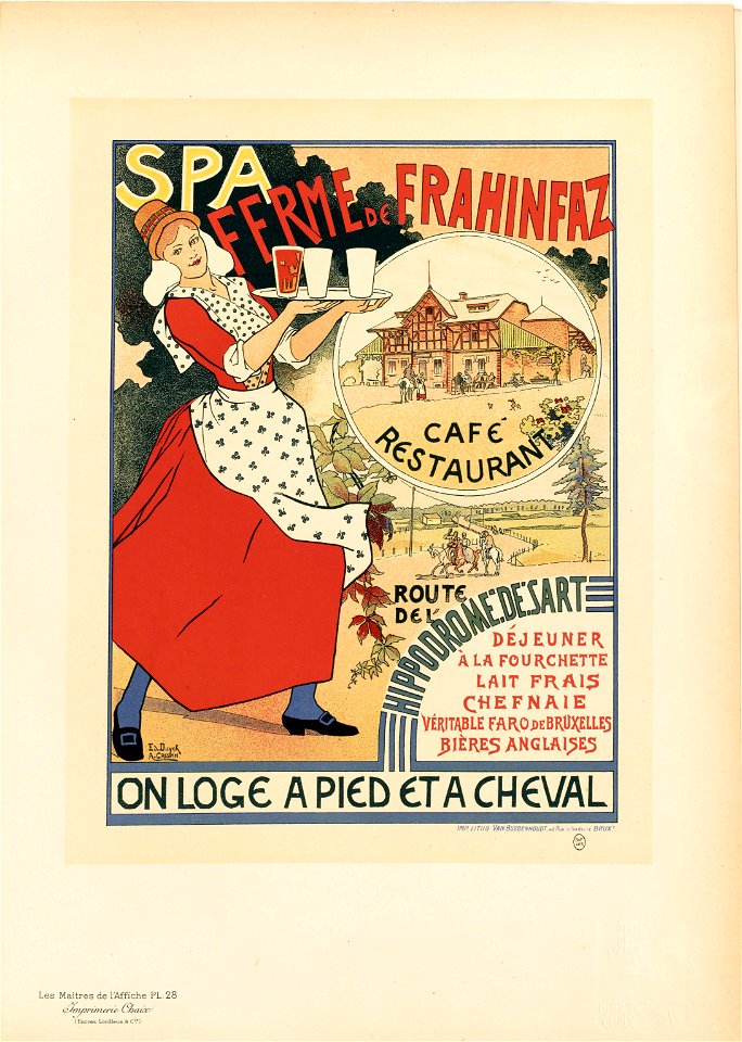 Maîtres de l'affiche V 1 - Pl 28 - Ed. Duyck & A. Crespin