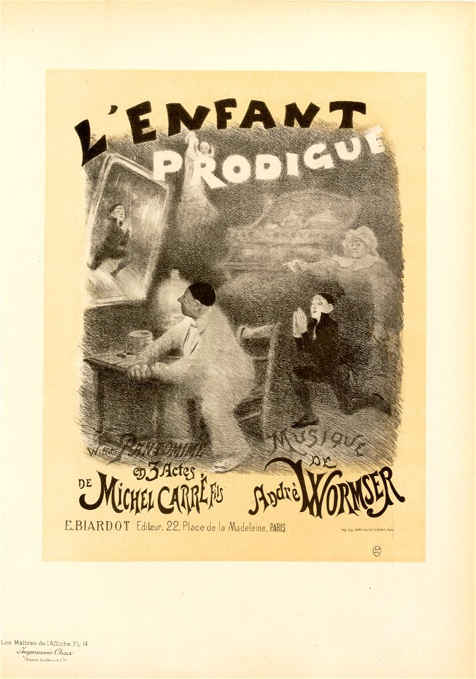 Maîtres de l'affiche V 1 - Pl 14 - Adolphe Willette