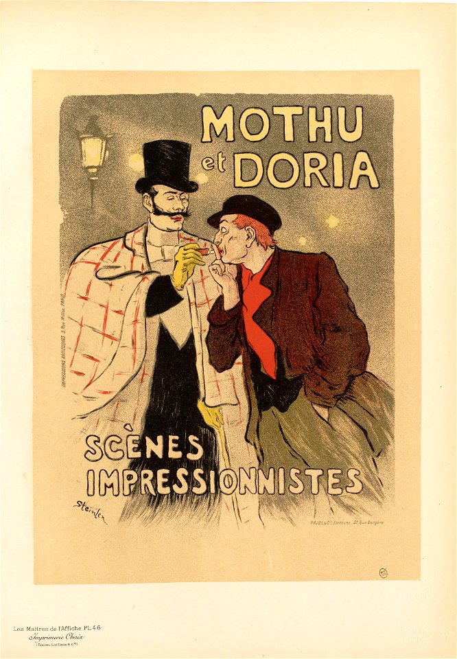 Maîtres de l'affiche V 1 - Pl 46 - Steinlen